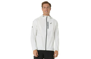 Kurtka Asics Fujitrail Elite Waterproof Jacket biała męska