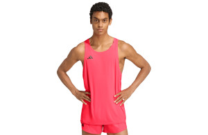 Koszulka Adidas Adizero Essentials Aeroready Running Singlet malinowa męska