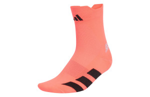 Skarpety Adidas Running Adizero Quarter Sock koralowe