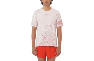 Koszulka Salomon S/Lab Speed Tee biało-czerwona