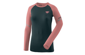 Koszulka Dynafit Alpine Pro Long Sleeve damska granatowo-różowa AW23
