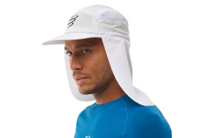 Czapka Compressport Stayfresh Ice Cap Sunshade biała