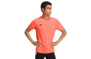 Koszulka Adidas Adizero Essentials Running Tee koralowa męska