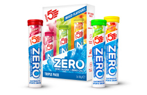 Zestaw 3 napojów High5 Zero Electrolyte Sports Drink Triple Pack Berry, Citrus, Tropical - 60 x 4 g