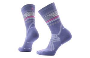 Skarpety Smartwool Run Cold Weather Glow Track Crew Socks fioletowe