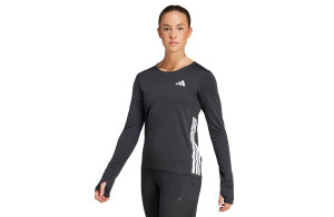 Koszulka Adidas Adizero Running Ls damska czarna