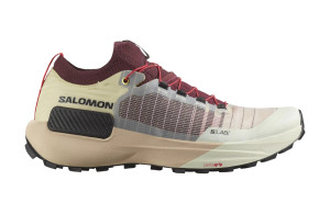 Buty Salomon S/Lab Ultra Genesis beżowo-czerwone meskie SS25