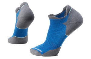 Skarpety Smartwool Run Targeted Cushion Low Ankle Pattern Socks szaro-niebiesko
