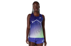 Koszulka Asics MetaSpeed Singlet damska kobaltowa