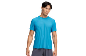Koszulka Hoka Airolite Short Sleeve 2.0 niebieska męska