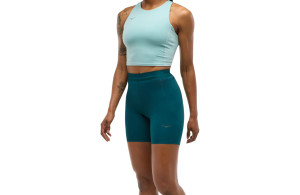 Krótkie legginsy Hoka Novafly 6'' Knit Short damskie zielone