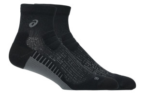 Skarpety Asics Performance Run Socks Quarter czarno-szare SS26