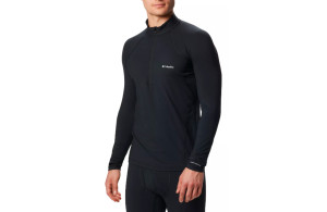 Bluza termiczna Columbia Midweight Stretch Long Sleeve Half Zip czarna męska