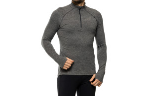 Bluza Train Elite Mid Half Zip szara męska