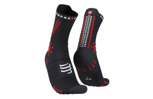 Skarpety Compressport Pro Racing Socks V4.0 Trail (Black / Red) czarno-czerwone