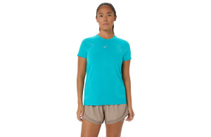 Koszulka Asics Road SS Seamless Top damska turkusowa