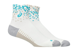 Skarpety Asics Performance Run Sock Quarter biało-niebieskie