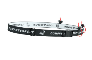 Pas do biegania na numer startowy Compressport Race Belt czarny SS26