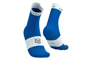 Skarpety Compressport Pro Racing Socks V4.0 Run High (Princess Blue / White) niebiesko-białe