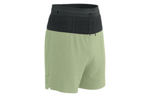 Spodenki Compressport Trail Racing Overshort zielone męskie