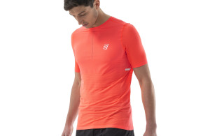 Koszulka Compressport Pro Racing SS Tshirt czerwona męska
