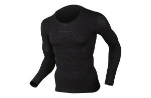 Koszulka Brubeck Base Layer LS10850 czarna unisex