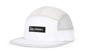 Czapka Ciele GOCap-Field-IconicBar-White-LightGrey biało-szara