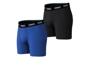 Dwupak bokserek do biegania Stance Solid 2 Pack Boxer Brief