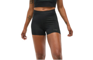 Krótkie legginsy Hoka Novafly 3'' Knit Short damskie czarne
