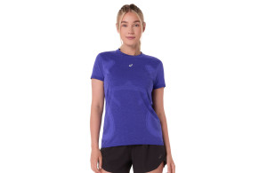 Koszulka Asics Road SS Seamless Top damska kobaltowa