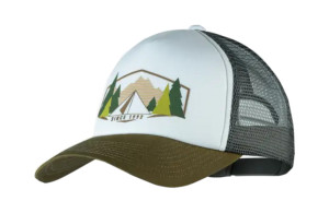 Czapka z daszkiem Buff Trucker Cap Darryl White biało-zielona
