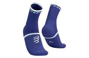 Skarpety Compressport Pro Marathon Socks v2.0 fioletowo białe