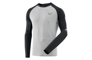 Koszulka Dynafit Alpine Pro Long Sleeve czarno-biała męska