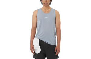 Koszulka Salomon Sense Aero Singlet GFX szara męska