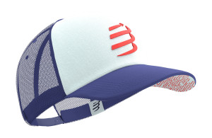 Czapka Compressport Trucker Cap fioletowo-biała