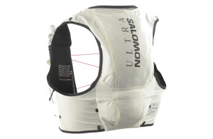 Plecak Salomon S/Lab Ultra 10 biały - 10 l z flaskami