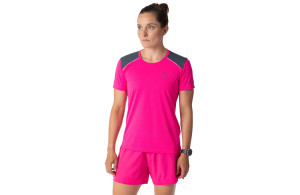 Koszulka Dynafit Sky Shirt damska różowo-szara