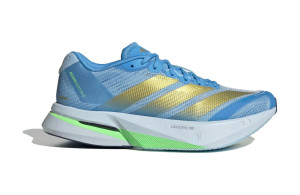 Buty Adidas Adizero Boston 13 damskie niebiesko-złote SS26
