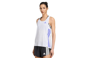 Koszulka Adidas Adizero Singlet damska biała