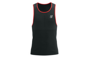 Koszulka Compressport Pro Racing Singlet czarna męska