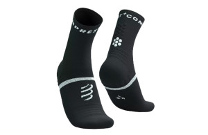 Skarpety Compressport Pro Marathon Socks v2.0 czarno-białe
