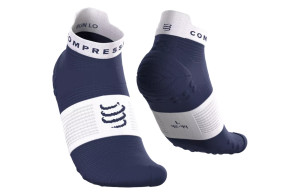 Skarpety Compressport Pro Racing Socks V4.0 Run Low (Peacoat / White) granatowo-białe