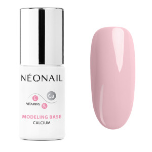 NEONAIL Ufficiale | Smalto Semipermanente 7,2 ml - Modeling Base Calcium Neutral Pink