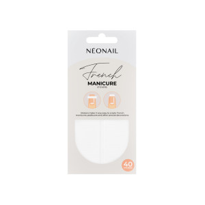Szablony do french manicure 40 szt. - 02 / French manicure stickers 40 pcs. - 02