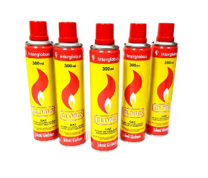 Gaz napełniania zapalniczek zapalarek palnik 300ml + końcówki