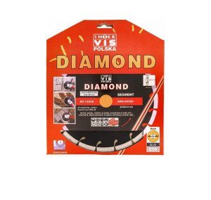 Tarcza diamentowa segmentowa do cięciabetonu kostki 230 mm INTER VIS Diamond
