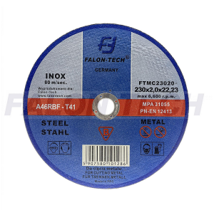 Tarcza do cięcia metalu stali 230x2 FALON TECH inox