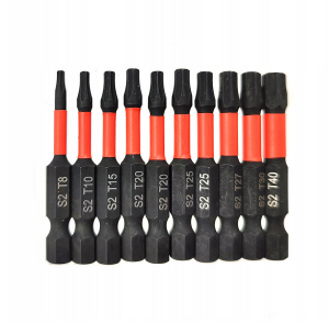 Zestaw bitów udarowych bity udarowe Torx 50mm 10szt Falon Tech