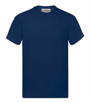Koszulka T-shirt męska 100% bawełniana granatowa Verken XL