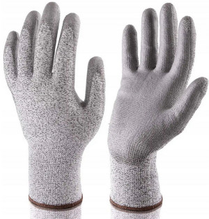 Rękawice rękawiczki antyprzecięciowe robocze cut 5 edge poliuretan ANTI CUT 9